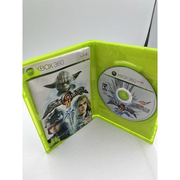 Soul Calibur IV (Microsoft Xbox 360, 2008) Complete CIB with Manual - Picture 8 of 10